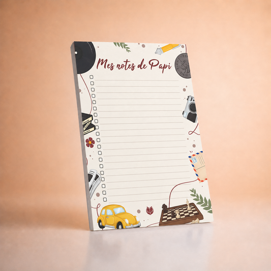 Bloc-notes - Mes notes de papi