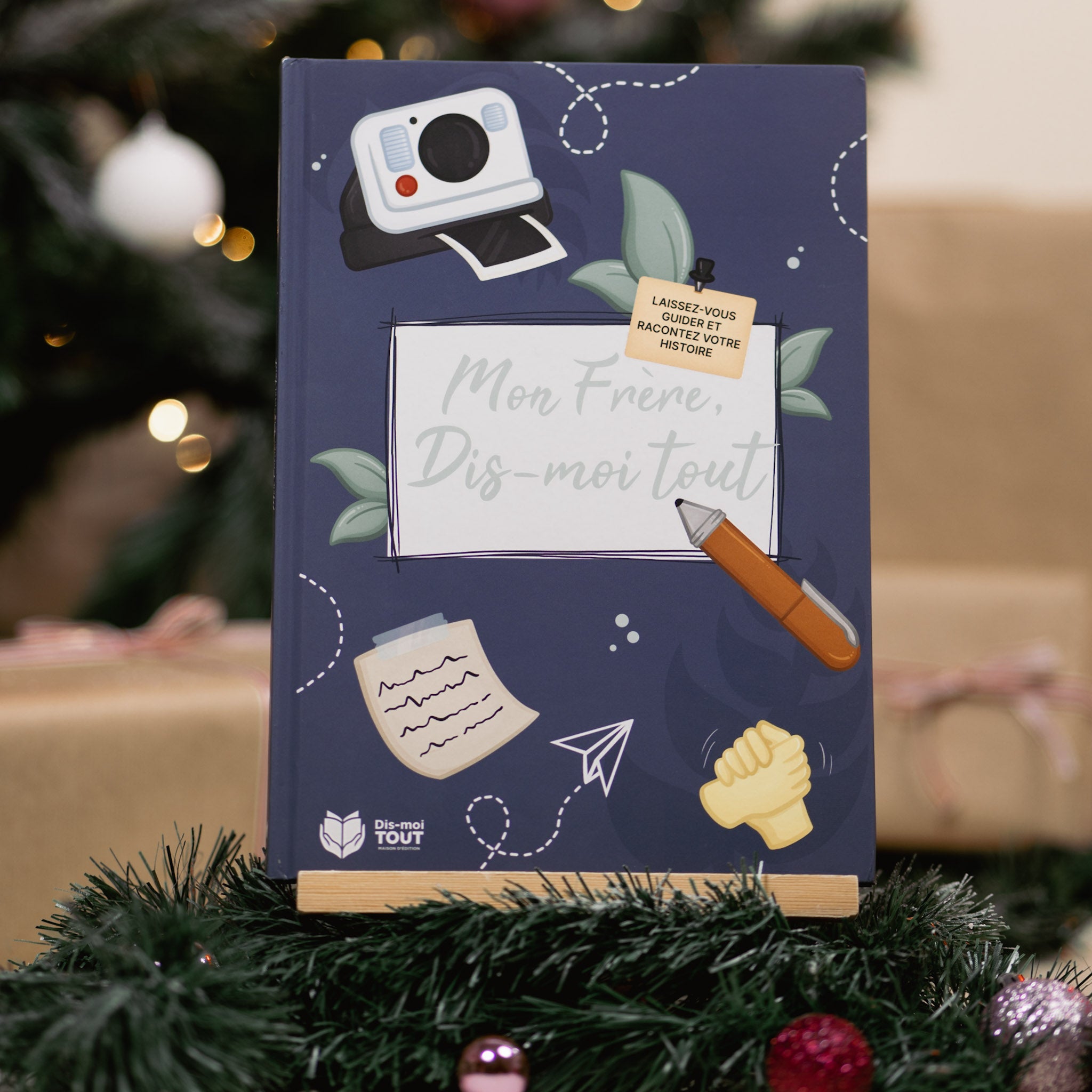 Livre 'Mon Frère, Dis-moi Tout' - Carnet à Remplir 100+ Questions Pour Cadeau Fraternel Original - 8